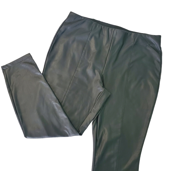 Cleo Faux Leather Leggings in Size XL EUC - Picture 3 of 5